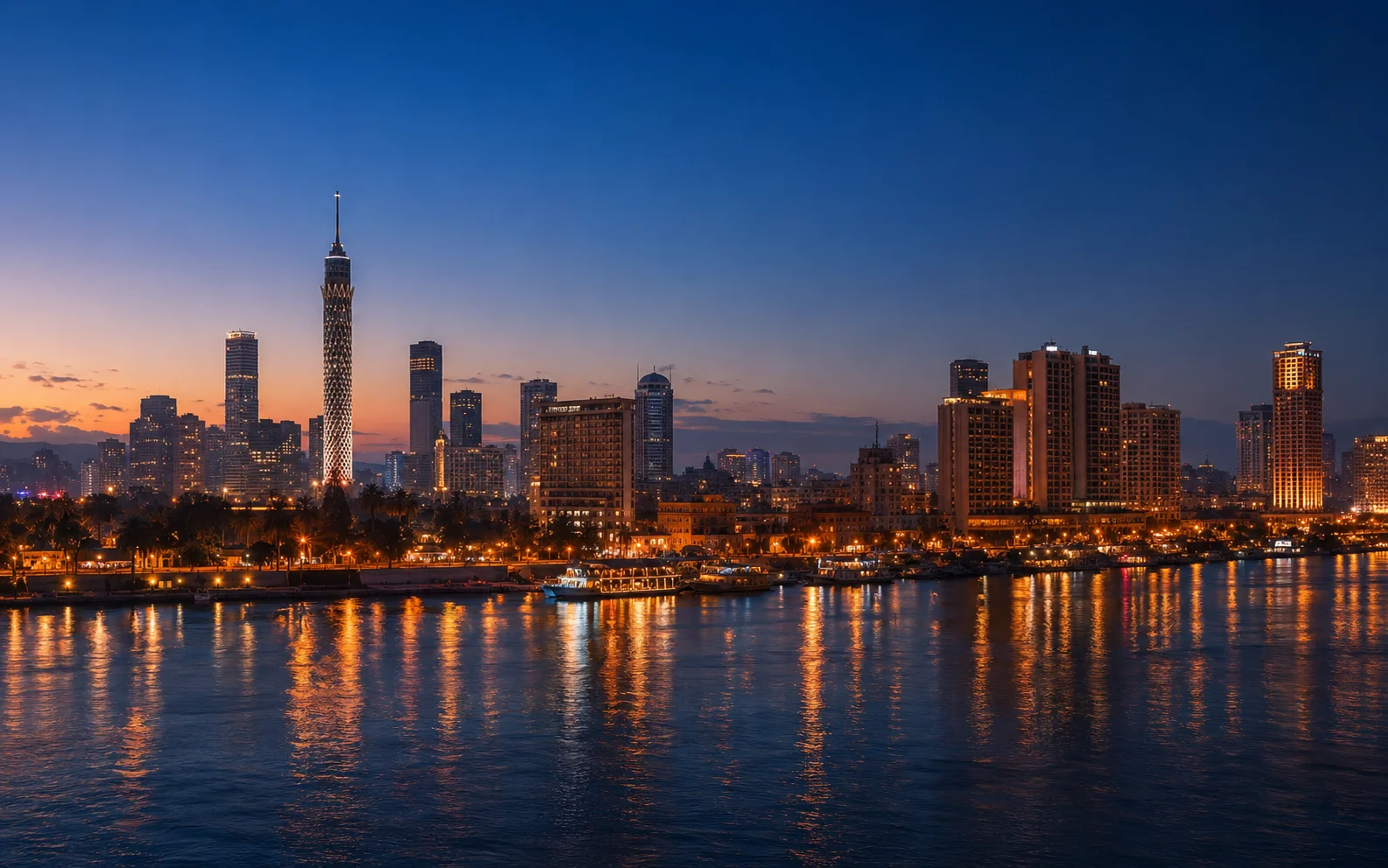 Cairo skyline representing Agen Z's home city